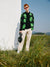 Darkphlox Green Floral Printed Short Sleeve Shirt